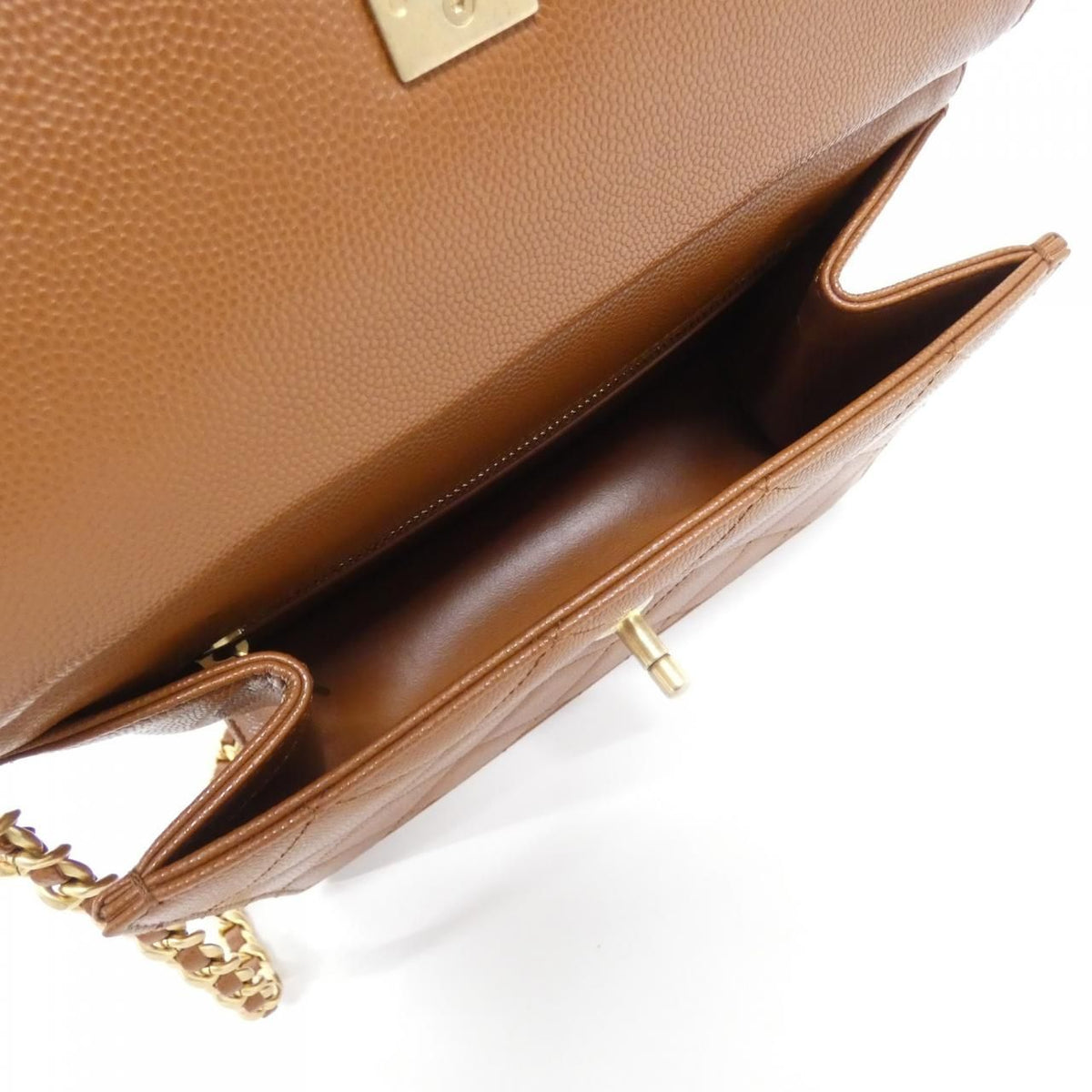 Chanel Shoulder Bag Brown — view 7