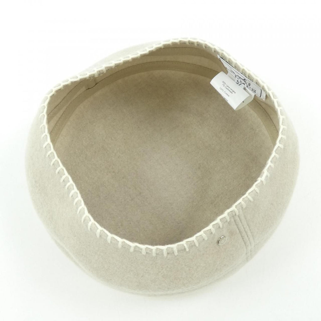 Hermes Cap Hat Beige — view 5