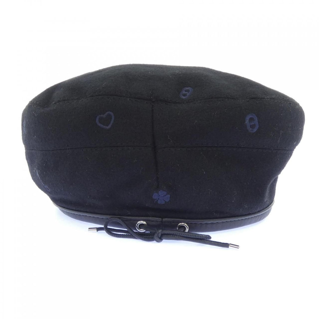 Hermes Saint Honore Charm Ex-Libris H Passant Cap Hat — view 4