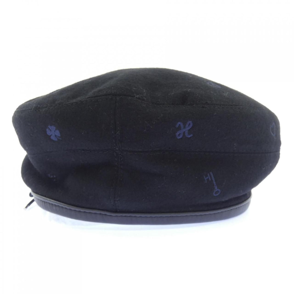Hermes Saint Honore Charm Ex-Libris H Passant Cap Hat — view 2