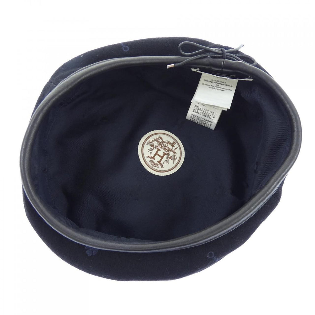Hermes Saint Honore Charm Ex-Libris H Passant Cap Hat — view 5