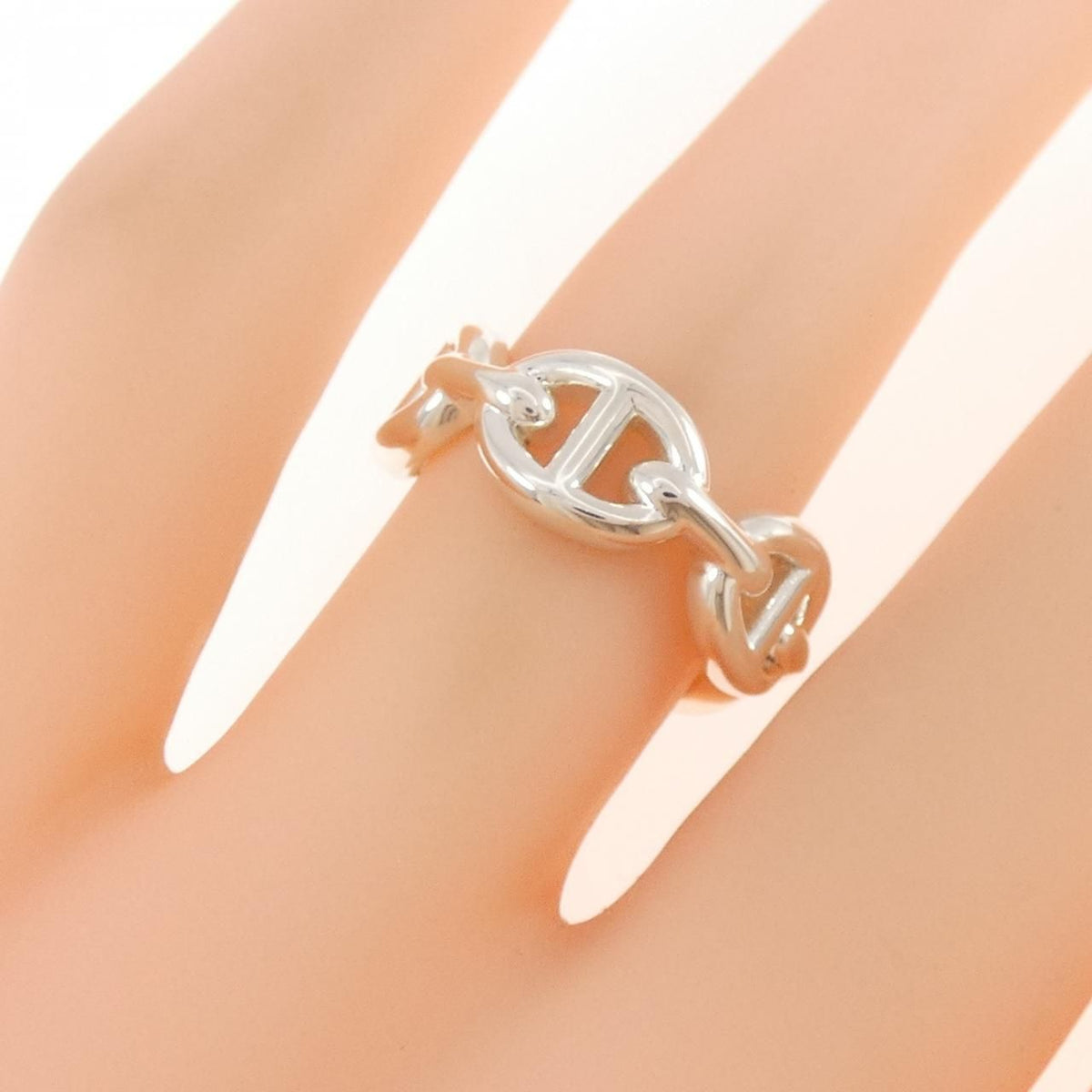 Hermes Chaine D'ancre Enchainee Ring — view 4