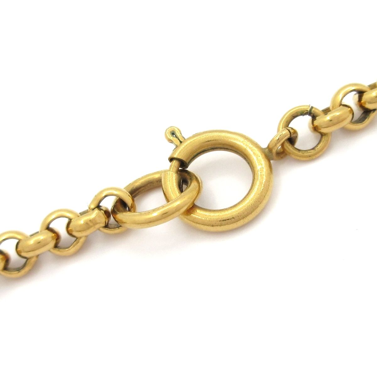 Chanel Necklace CC Logo Gold Heart — view 4