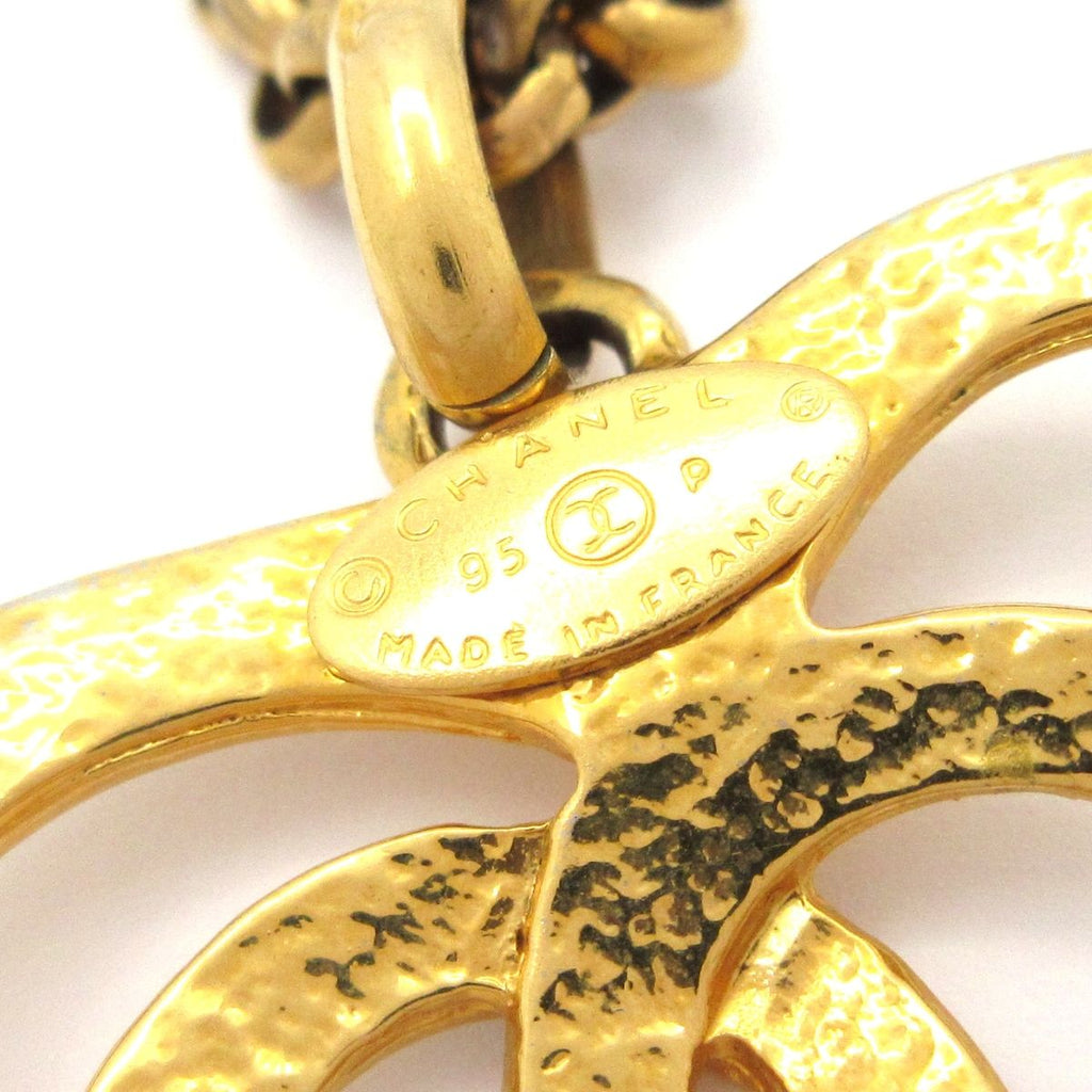 Chanel Necklace CC Logo Gold Heart — view 5