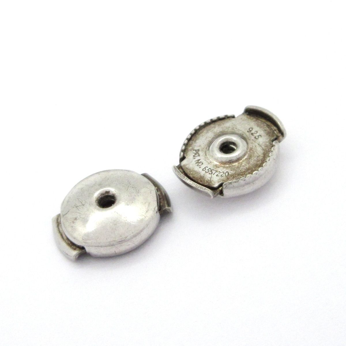 Hermes Earrings Loop MM Silver — view 7