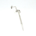 Hermes Earrings Loop MM Silver — view 2