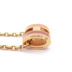 Hermes Necklace Mini Pop H Gold Pink — view 5