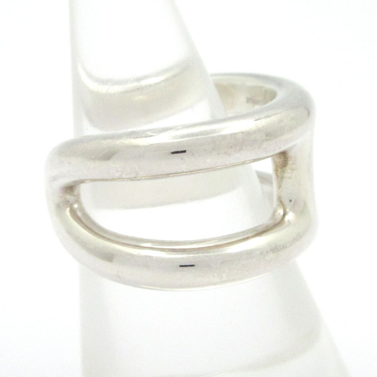 Hermes Ring 54 Osmose PM Silver — view 2