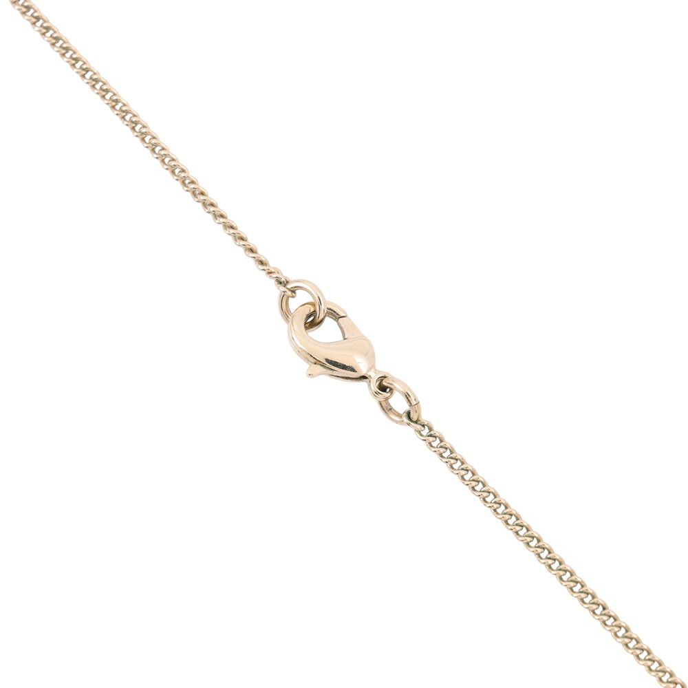 Chanel Necklace CC Logo Metal Rhinestone — view 5