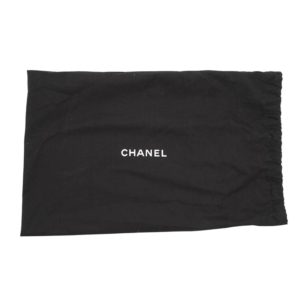 Chanel Pouch Quilted Zip Caviar Leather Case Black — view 8