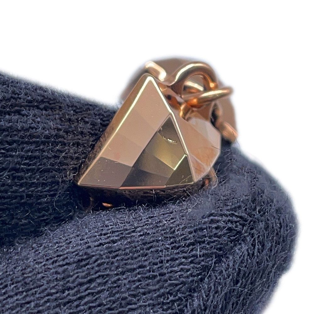 Hermes Necklace Disco Faubourg Bordeaux Pink Gold Swift — view 6