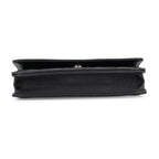 Chanel Pearl Chain Wallet Quilted CC Logo Lambskin Black Shoulder Bag — view 3
