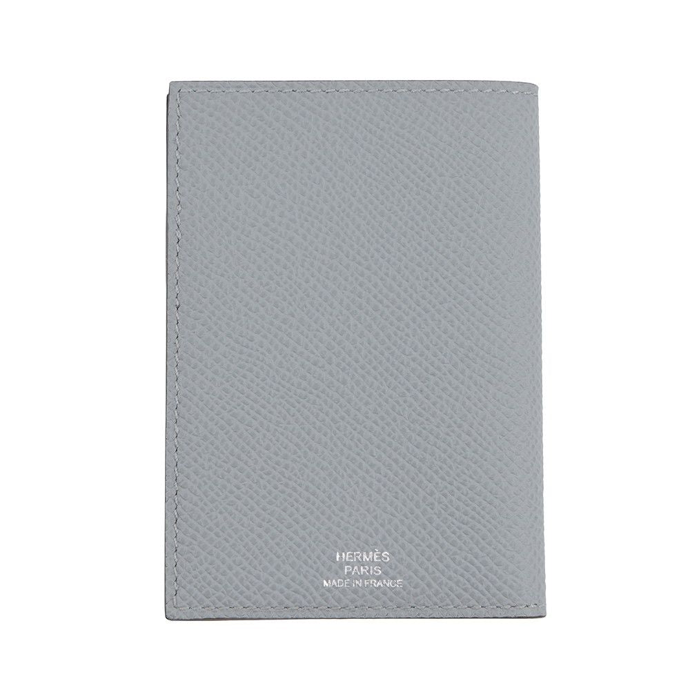 Hermes Card Case Dos Gray Pantin Black Epsom — view 3