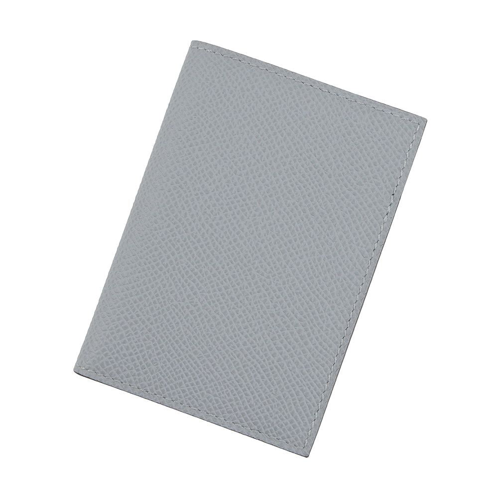 Hermes Card Case Dos Gray Pantin Black Epsom