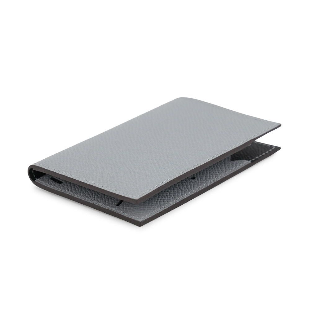 Hermes Card Case Dos Gray Pantin Black Epsom — view 2