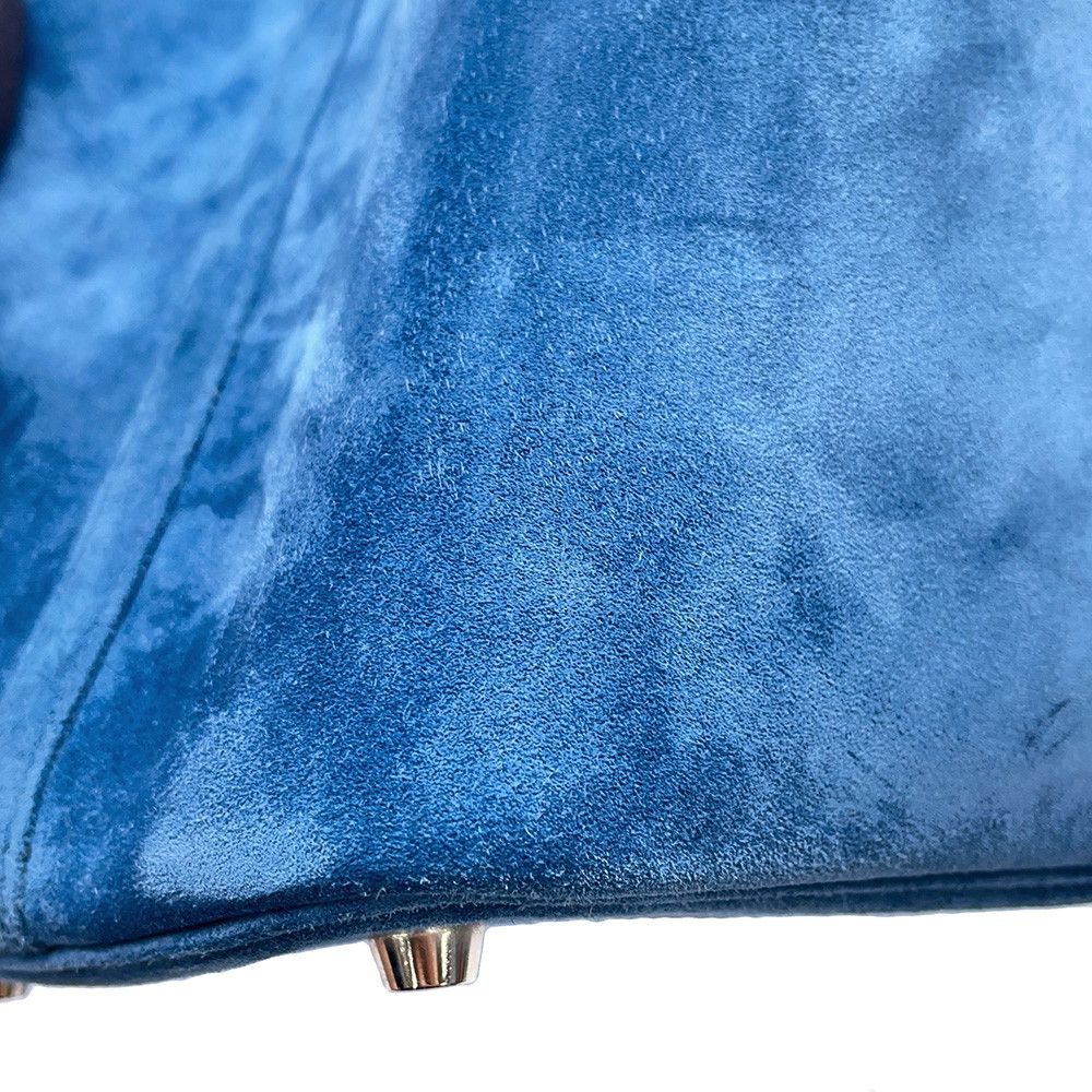 Hermes Handbag Picotin PM Blue Thalassa Silver Dobris Swift — view 7