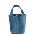 Hermes Handbag Picotin PM Blue Thalassa Silver Dobris Swift