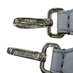 Fendi Strap You Shoulder Leather Logo Gray Silver — view 6