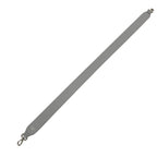 Fendi Strap You Shoulder Leather Logo Gray Silver — view 4
