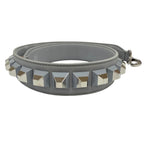 Fendi Strap You Shoulder Leather Logo Gray Silver — view 2