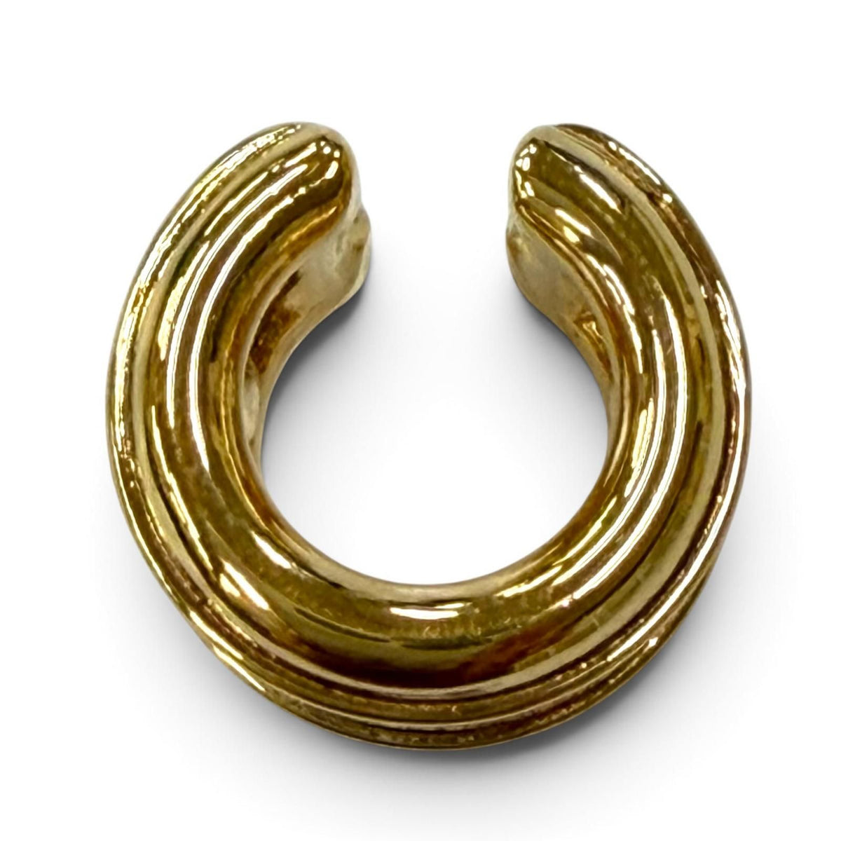 Bottega Veneta Ear Cuff Earrings Gold — view 3