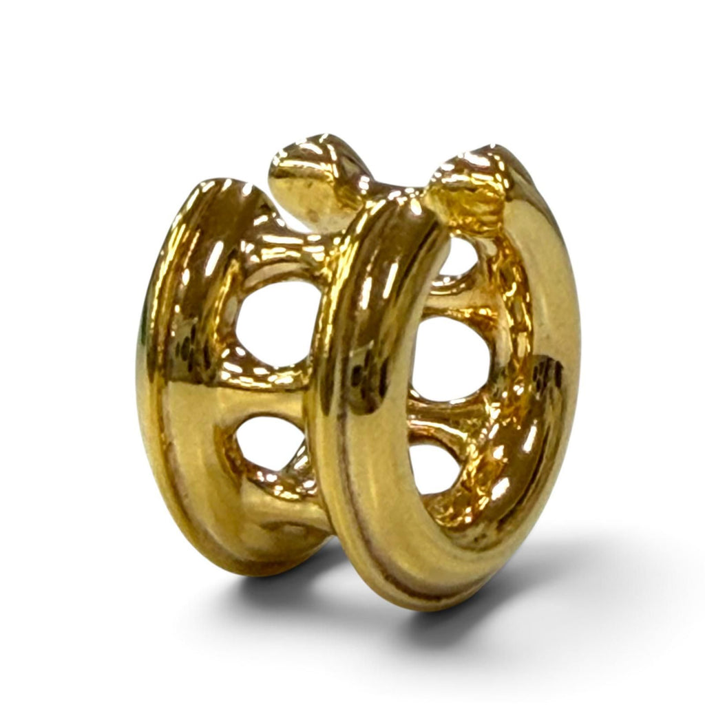Bottega Veneta Ear Cuff Earrings Gold