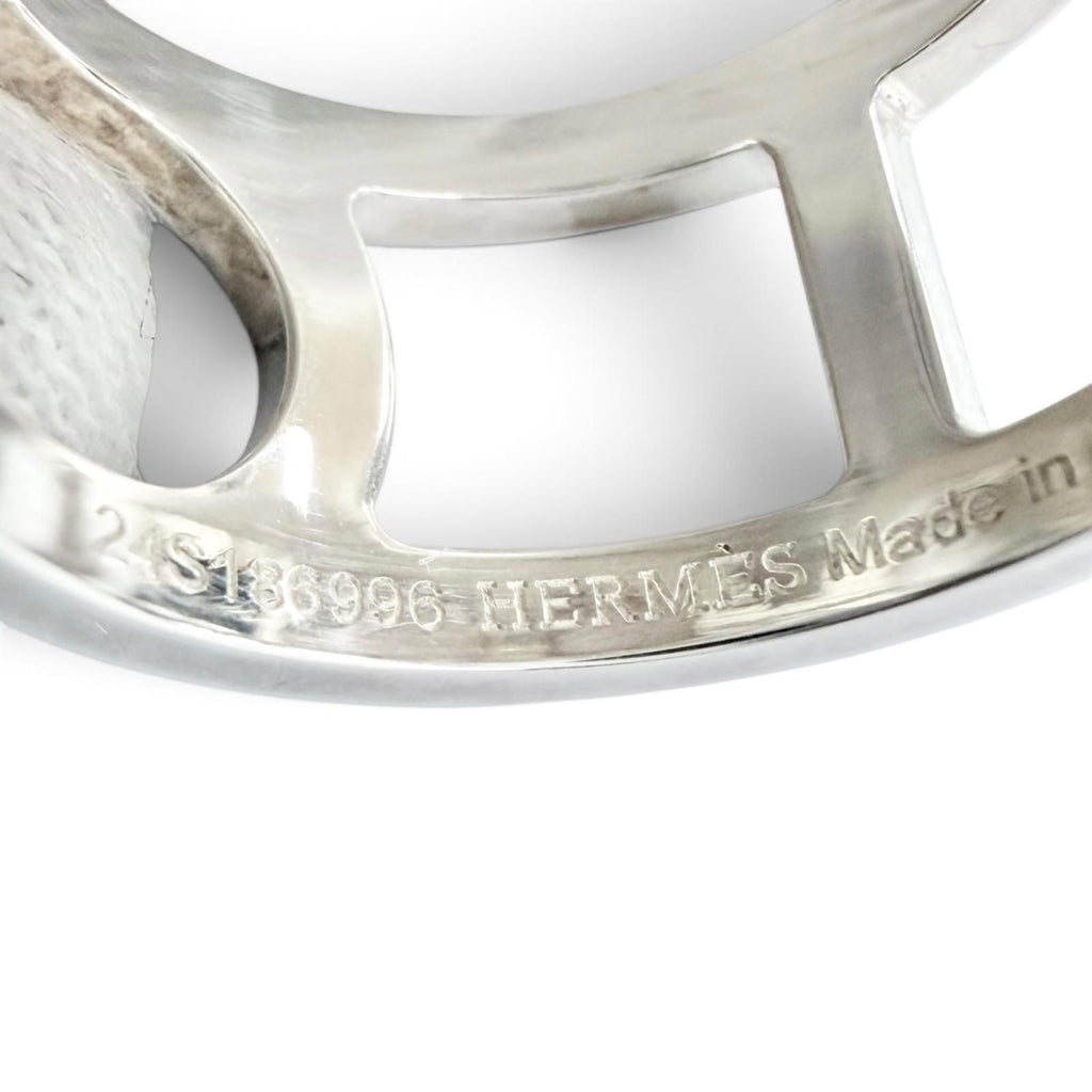 Hermes Ever Chaine D'ancre Ring Silver — view 7