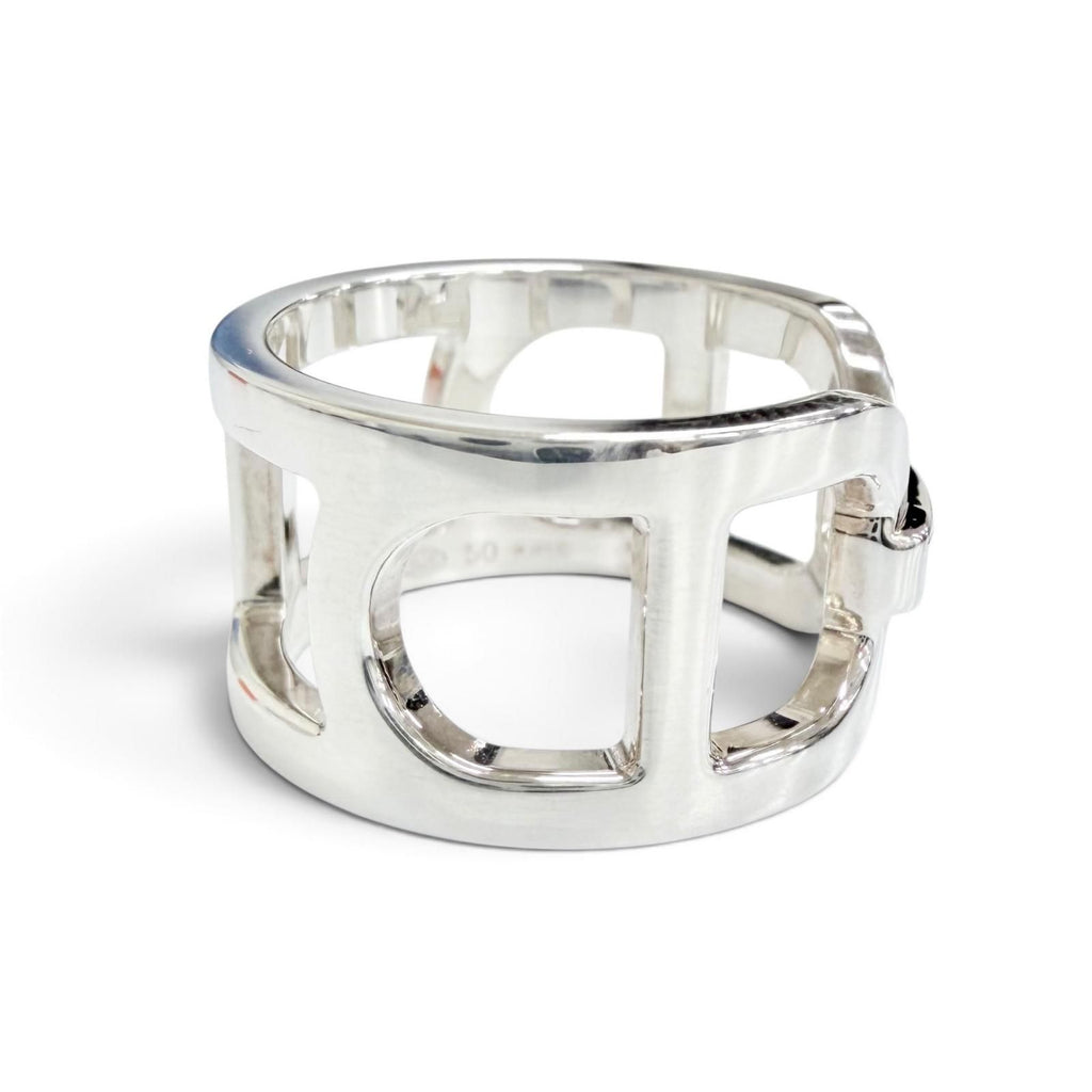 Hermes Ever Chaine D'ancre Ring Silver — view 4