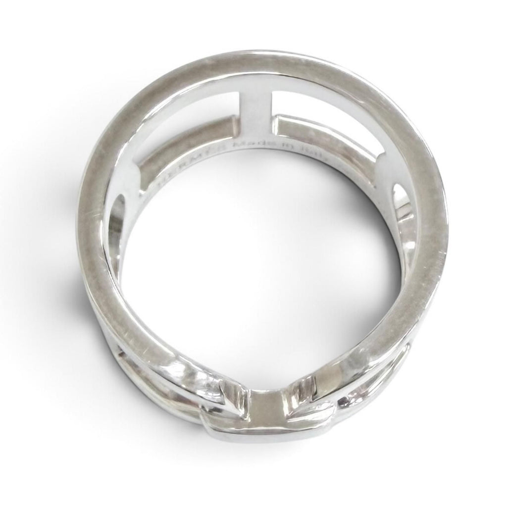 Hermes Ever Chaine D'ancre Ring Silver — view 6