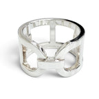 Hermes Ever Chaine D'ancre Ring Silver