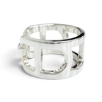 Hermes Ever Chaine D'ancre Ring Silver — view 3