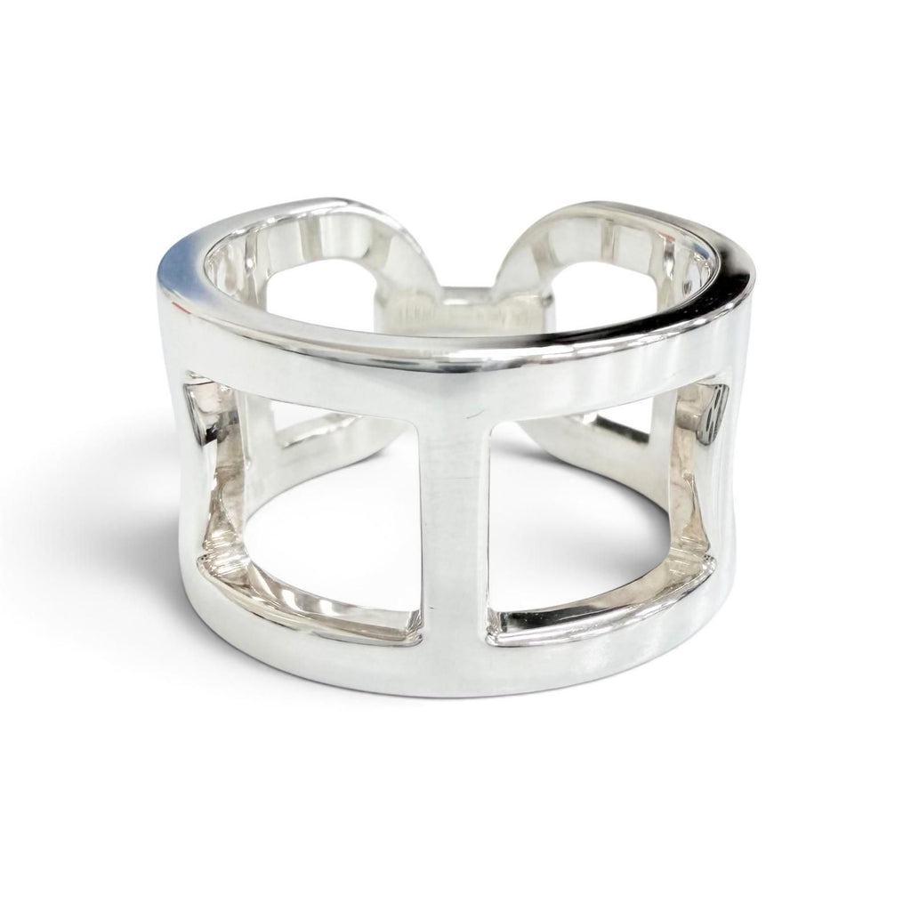Hermes Ever Chaine D'ancre Ring Silver — view 5