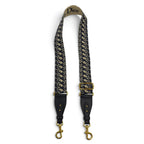 Dior S ZQ Oblique Embroidery Shoulder Strap Canvas Leather — view 2