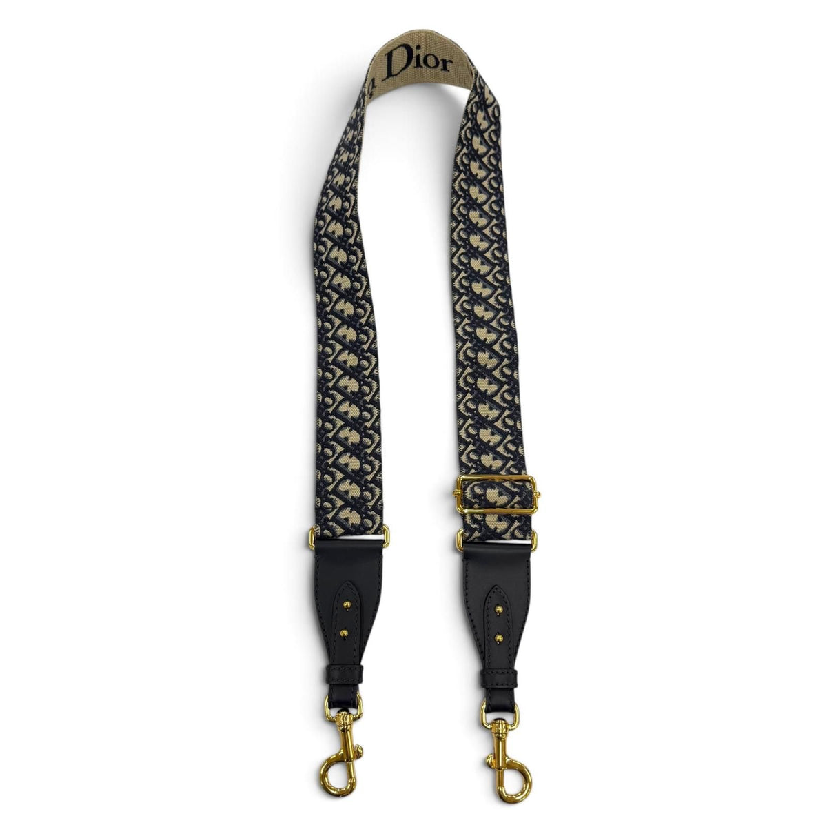 Dior S ZQ Oblique Embroidery Shoulder Strap Canvas Leather — view 2