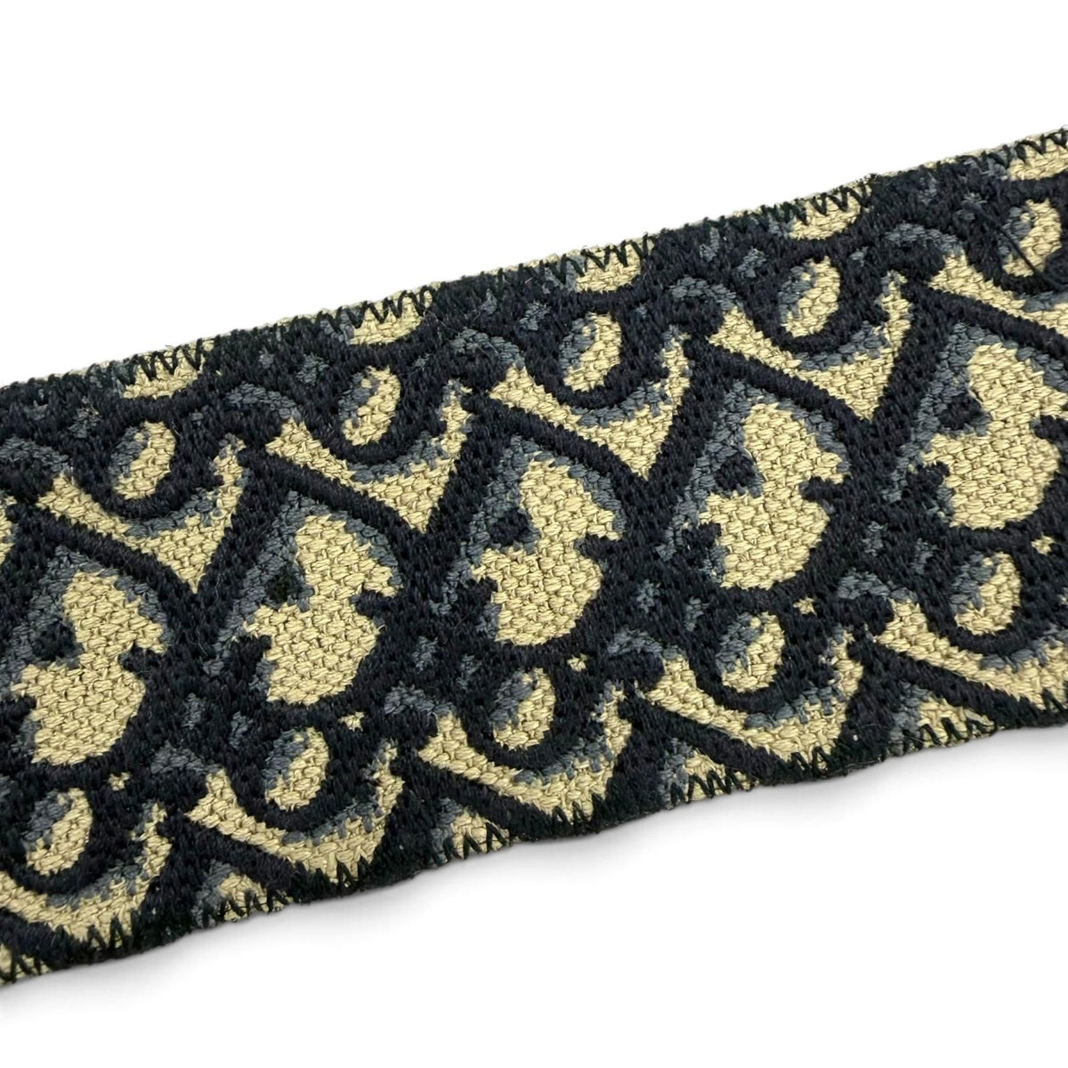 Dior S ZQ Oblique Embroidery Shoulder Strap Canvas Leather — view 5
