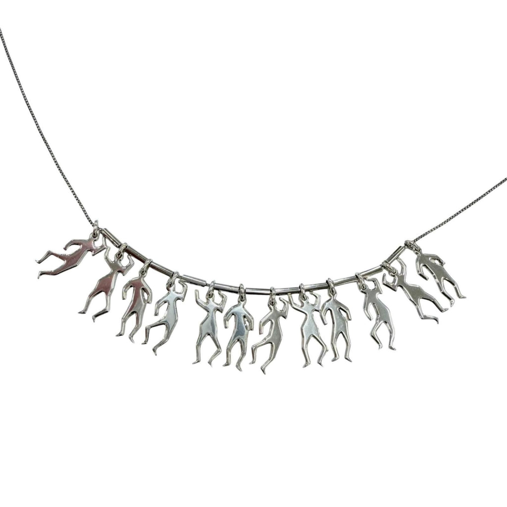 Bottega Veneta Long Necklace Silver