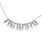 Bottega Veneta Long Necklace Silver