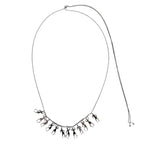 Bottega Veneta Long Necklace Silver — view 5