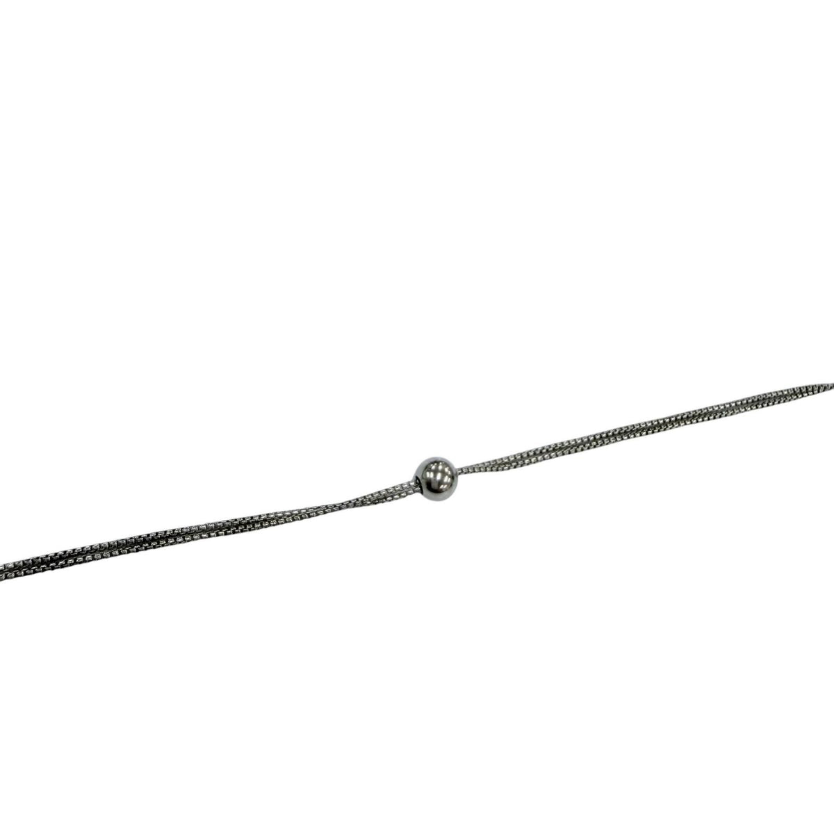 Bottega Veneta Long Necklace Silver — view 7