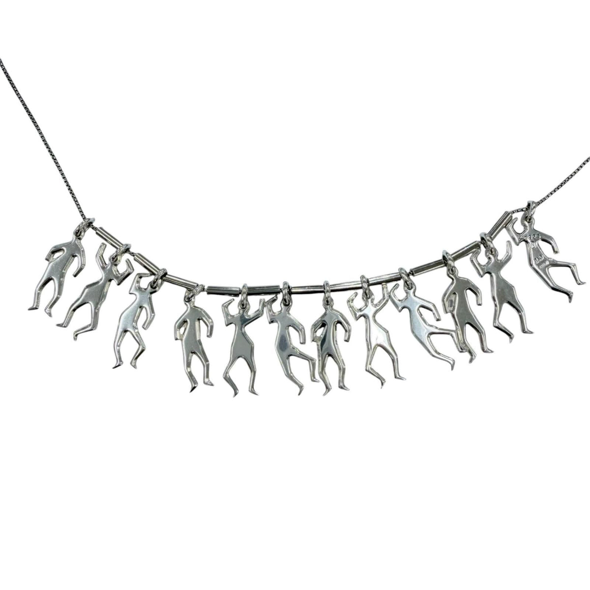 Bottega Veneta Long Necklace Silver — view 4