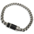 Louis Vuitton Chain Monogram Eclipse Bracelet Silver Black