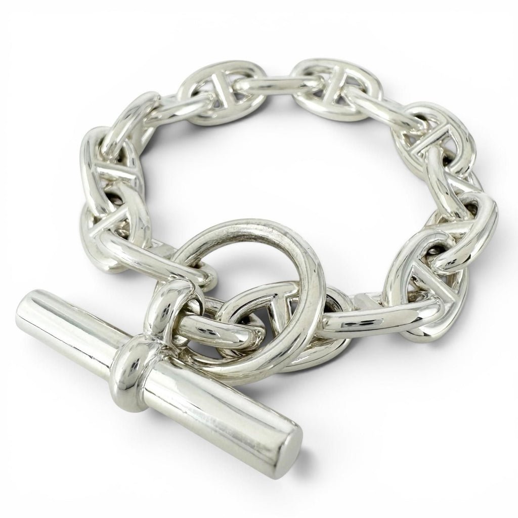 Hermes Chaine D'ancre PM 15 Links Bracelet Silver