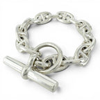 Hermes Chaine D'ancre PM 15 Links Bracelet Silver