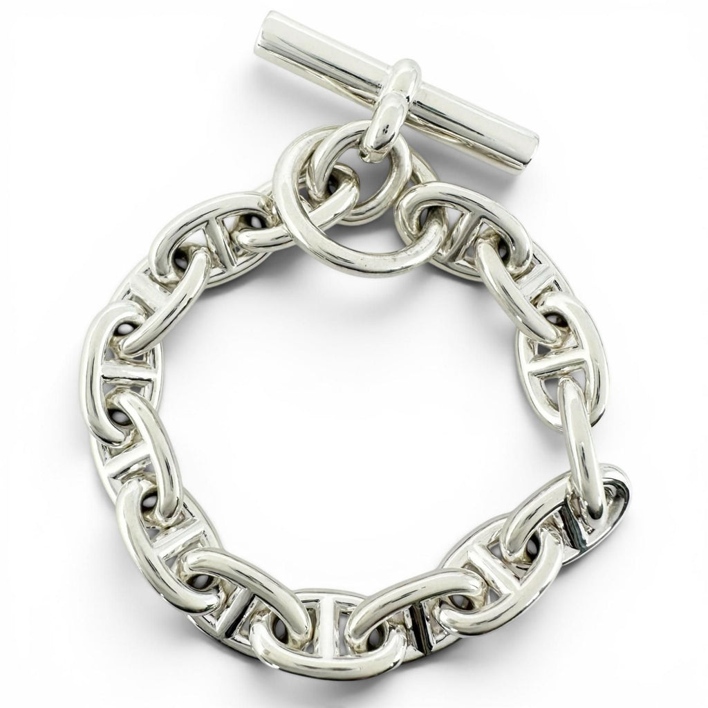 Hermes Chaine D'ancre PM 15 Links Bracelet Silver — view 2