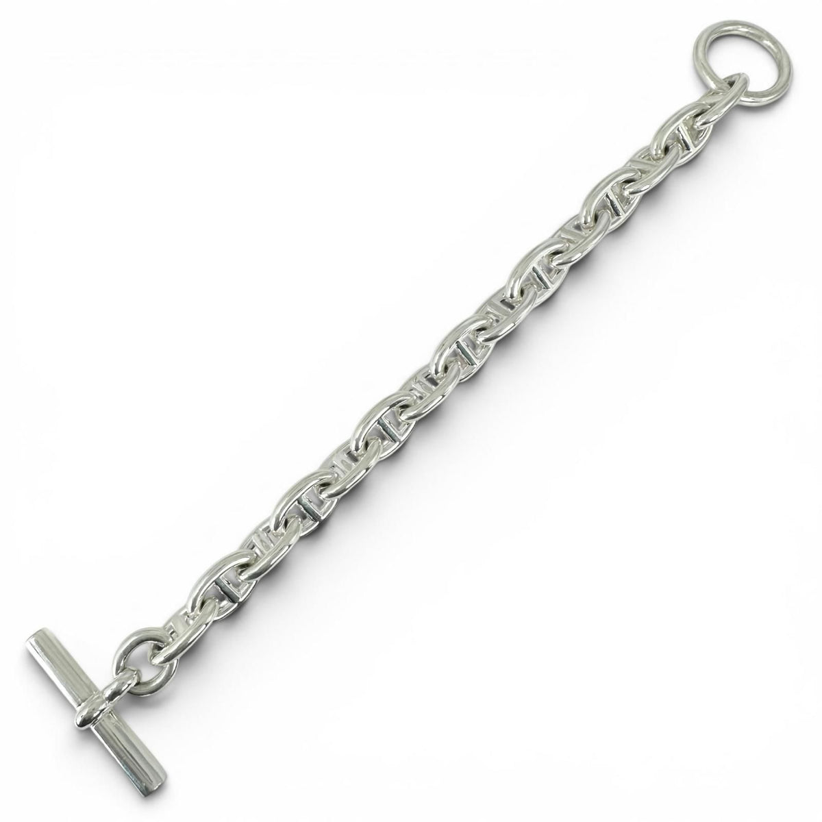 Hermes Chaine D'ancre PM 15 Links Bracelet Silver — view 4