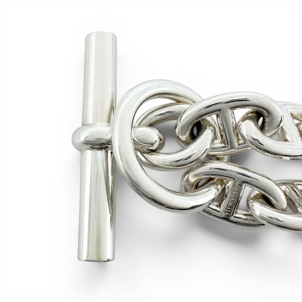 Hermes Chaine D'ancre PM 15 Links Bracelet Silver — view 5