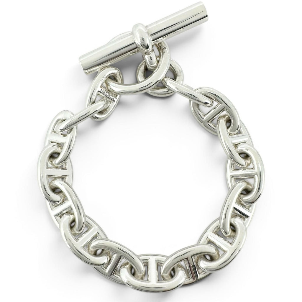 Hermes Chaine D'ancre PM 15 Links Bracelet Silver — view 2