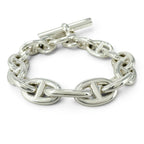 Hermes Chaine D'ancre PM 15 Links Bracelet Silver — view 3