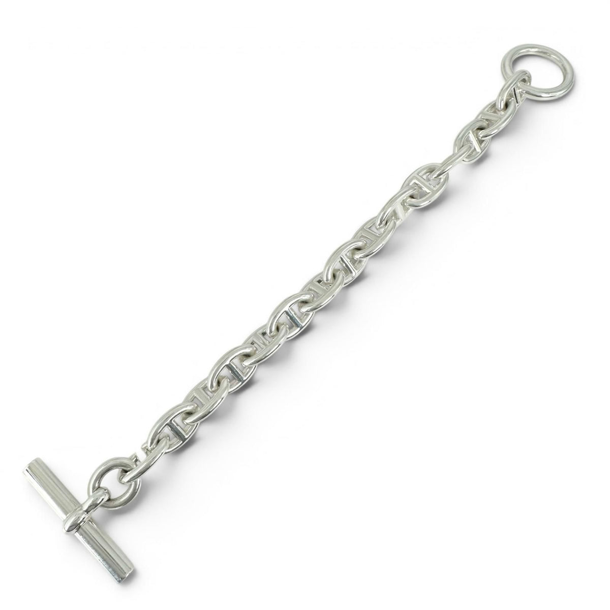 Hermes Chaine D'ancre PM 15 Links Bracelet Silver — view 4