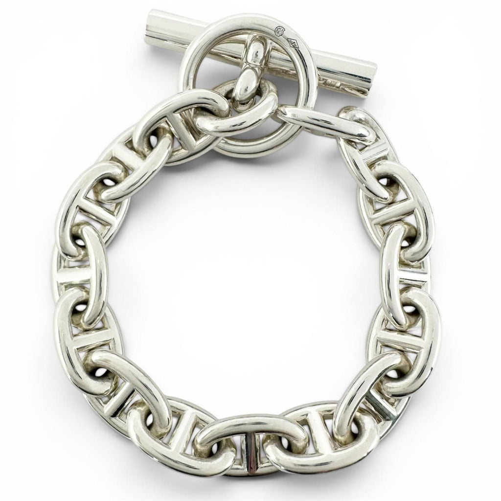 Hermes Chaine D'ancre PM 15 Links Bracelet Silver — view 2